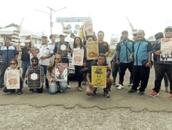 Aksi HAM di Bitung, Koalisi Masyarat Sipil Sulut Suarakan 20 Isu Perkerja