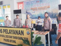 Kapolres Bitung Tinjau Kesiapan Pos Operasi Lilin 2025