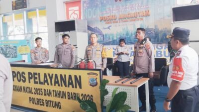 Kapolres Bitung Tinjau Kesiapan Pos Operasi Lilin 2025
