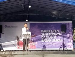 Buka Pagelaran Seni Budaya dan Bazar UMKM, Wolff: UMK Fondasi Utama Ekonomi Sangihe