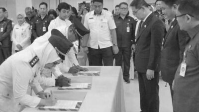 Perkuat Kinerja Perangkat Daerah; Berikut Daftar Lengkap Pejabat Pemkot Bitung Yang Dilantik