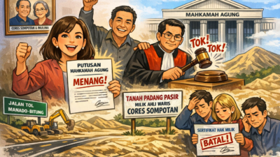 Perjuangan Ahli Waris Cores Sompotan Berbuah Inkracht di Mahkamah Agung