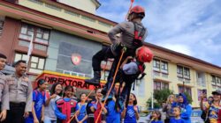 Seru, Anak-anak The Purposeful Kids Belajar Tugas Polisi di Ditsamapta Polda Sulut