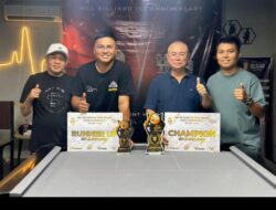 Tak Terbendung, Riko Royal Rebut Takhta Champion Hill Billiard 1st Anniversary Home Tournament