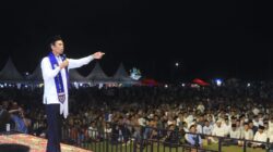 Ribuan Warga Padati Lapangan Kembar Boroko, UAS Ajak Boltara Jemput Keberkahan Negeri