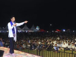 Ribuan Warga Padati Lapangan Kembar Boroko, UAS Ajak Boltara Jemput Keberkahan Negeri