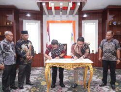 Bupati Boltara Teken PKS dengan PT. Bank SulutGo Cabang Boroko, Sewa Lahan ATM
